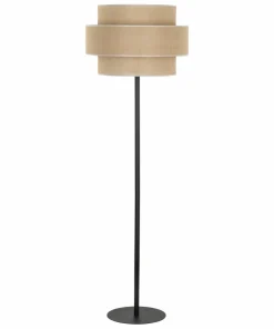 Klasyczna lampa podłogowa w stylu eco TK 5405 CALISTO JUTA | Kaja*Sklep Kaja Best
