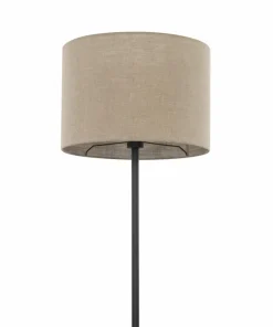 Klasyczna lampa stojąca z jutowym abażurem TK 16012 EARTH | Kaja*Sklep Kaja Hot