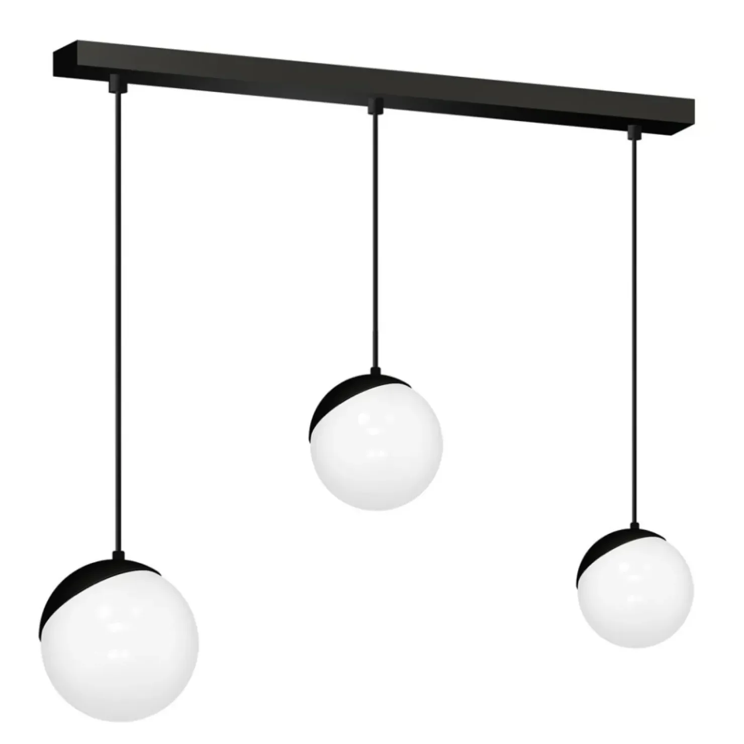 Best Sale Sklep Kaja Klasyczna lampa wisząca, czarno-biała MLP7237 z serii SFERA | Kaja Oświetlenie
