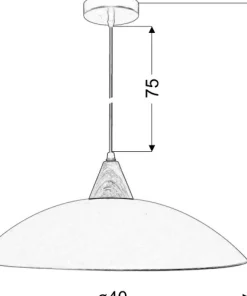 Klasyczna lampa wisząca do kuchni boho31-63557 OTRIKS | Kaja*Sklep Kaja Best