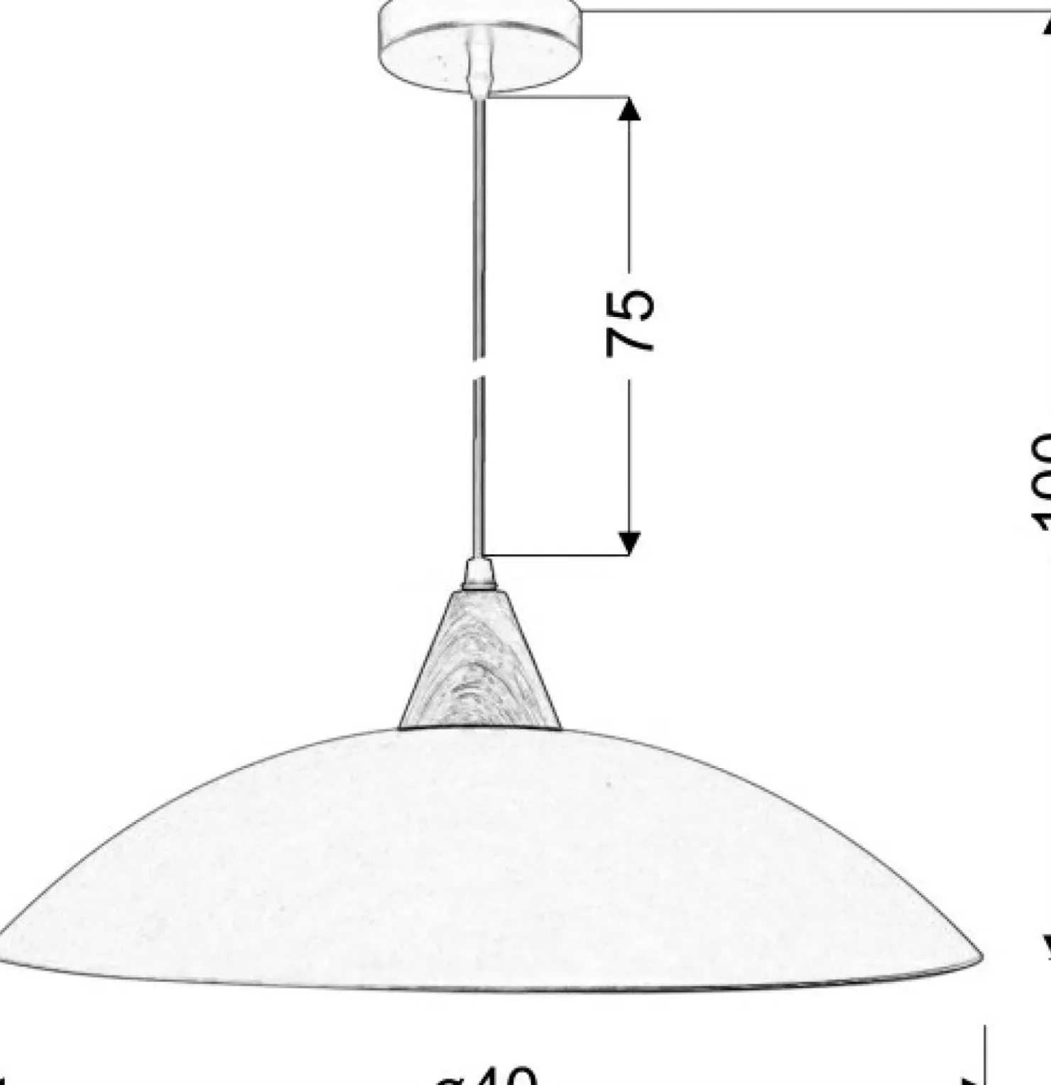 Klasyczna lampa wisząca do kuchni boho31-63557 OTRIKS | Kaja*Sklep Kaja Best