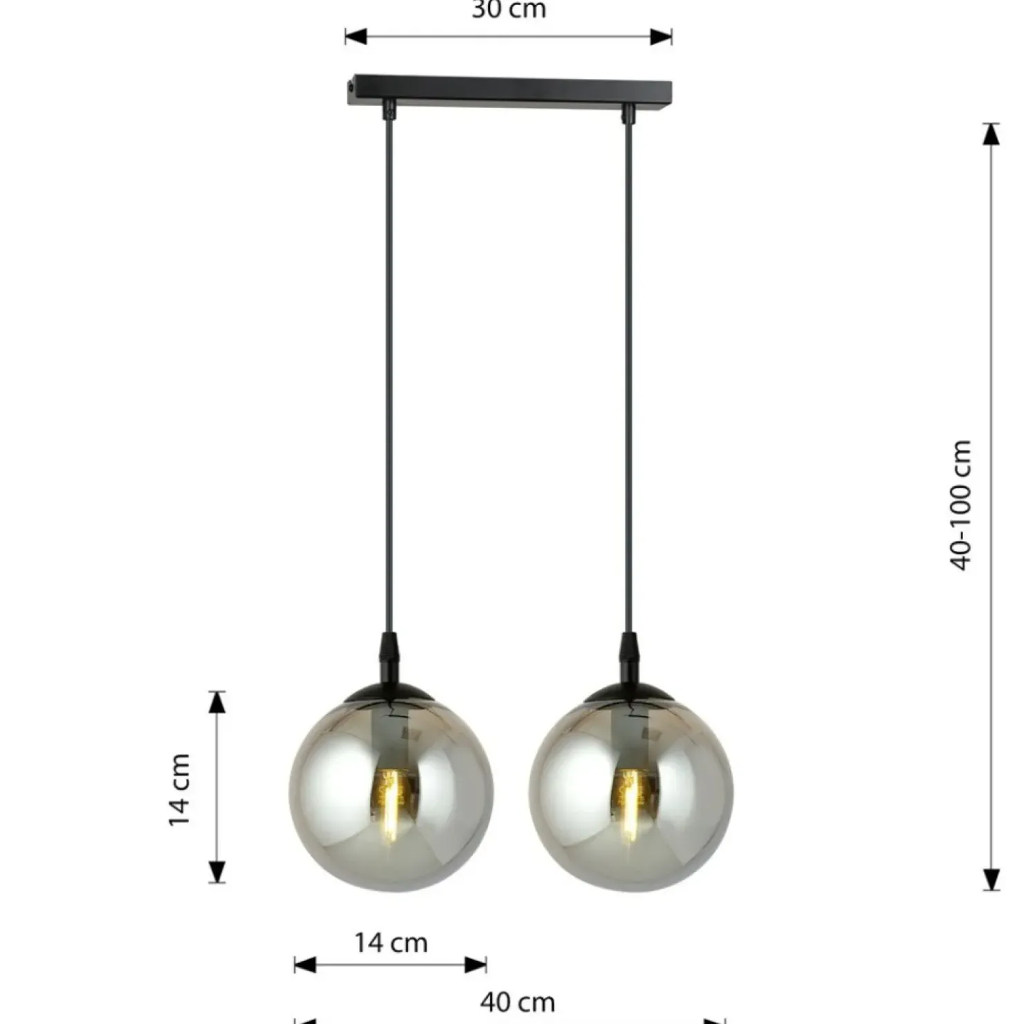 Best Sklep Kaja Klasyczna lampa wisząca idealna do salonu 712/2 | Kaja Oświetlenie