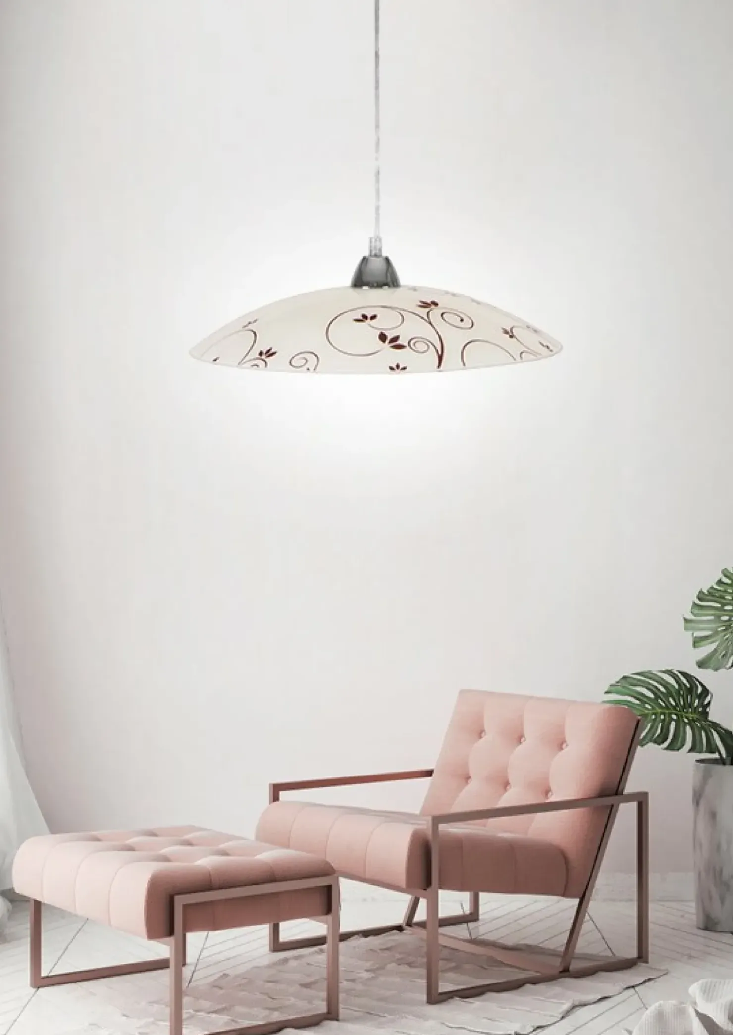Klasyczna lampa wisząca w stylu retro 31-09166 YOUNG | Kaja*Sklep Kaja Online