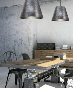 Klasyczna lampa wisząca z abażurem 31-38319 PLATINO | Kaja Oświetlenie*Sklep Kaja Best Sale