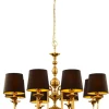 Klasyczna lampa wisząca z czarnymi abażurami JUP 1952 z serii BATUMI*Sklep Kaja Fashion