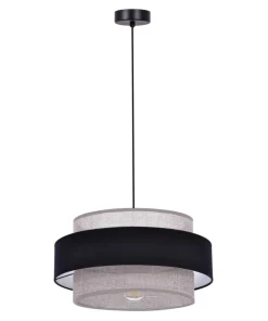 Klasyczna lampa wisząca z podwójnym abażurem K-5171 z serii ETELA*Sklep Kaja New