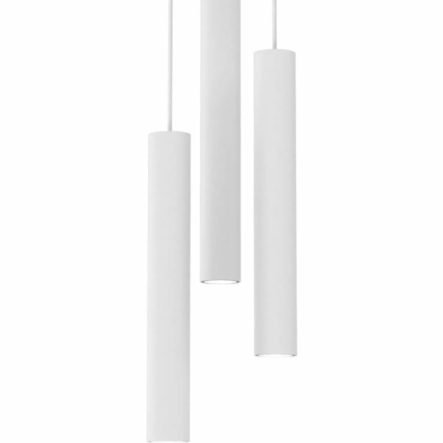 Clearance Sklep Kaja Klasyczna lampa wisząca z tubami GU10 MLP8800 HUDSON WHITE | Kaja