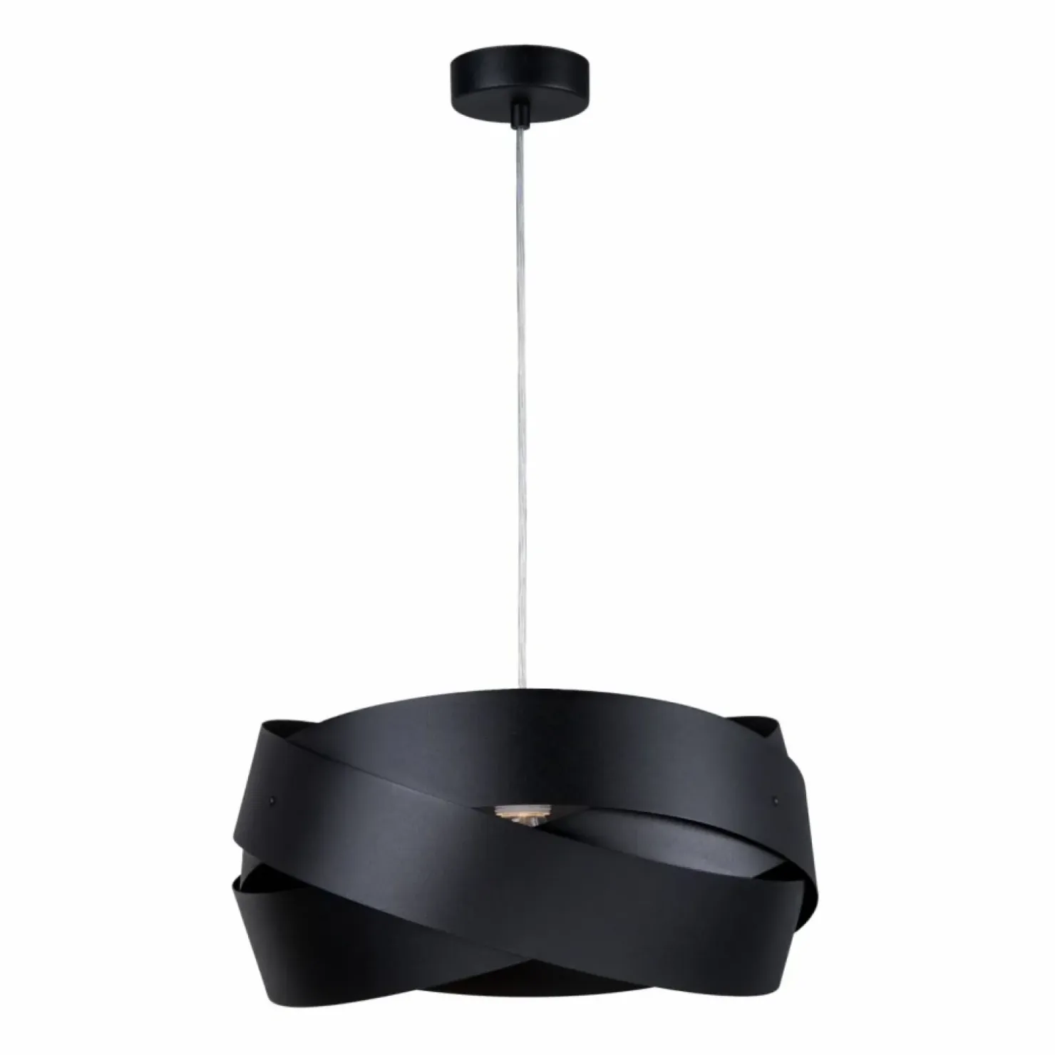 Outlet Sklep Kaja Klasyczna lampa wisząca z ozdobnym abażurem ZM 1114 z serii TORNADO