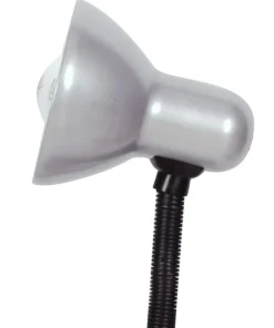 Klasyczna lampka biurkowa K-MT-203 SREBRNA CARIBA | Kaja Oświetlenie*Sklep Kaja New
