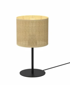 Klasyczna lampka stołowa z plecionym abażurem LX 5217 JUTE | Kaja*Sklep Kaja Discount