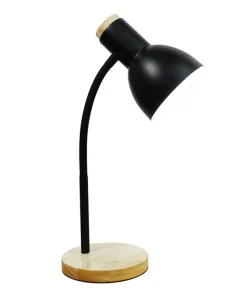 Klasyczna lampka z czarnym kloszem ZM SM-W02-BL BIURKOWA | Kaja*Sklep Kaja Store