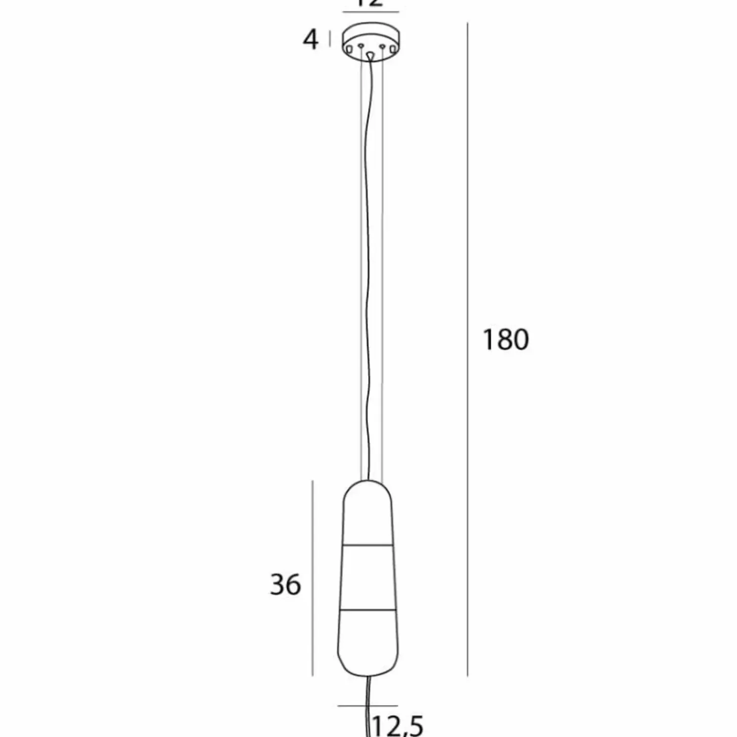 Klasyczna, pojedyncza lampa wisząca MX P0588 z serii MAU*Sklep Kaja Cheap