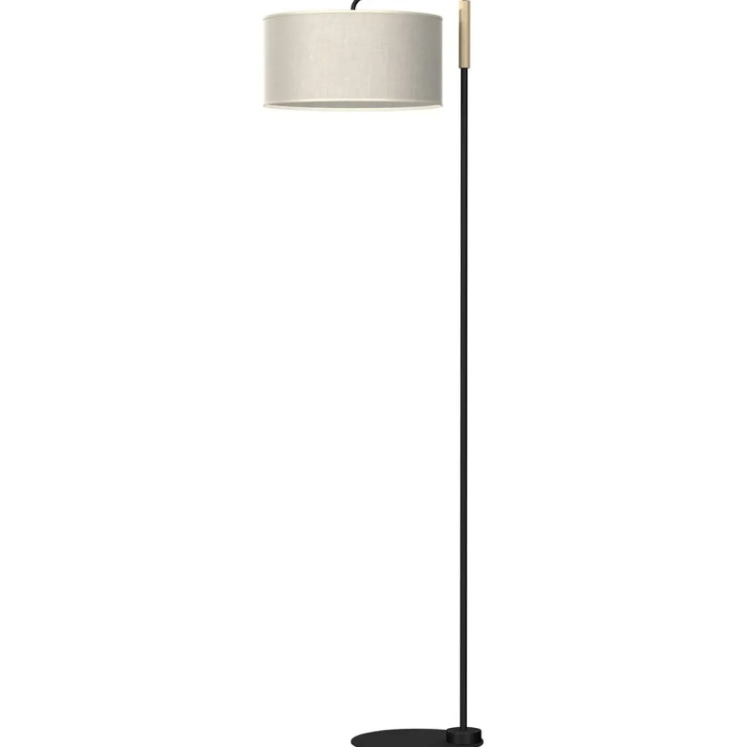 Klasyczna, prosta lampa podłogowa z abażurem MLP7454 ATLANTA | Kaja*Sklep Kaja Outlet