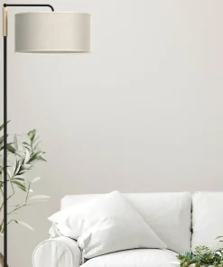 Klasyczna, prosta lampa podłogowa z abażurem MLP7454 ATLANTA | Kaja*Sklep Kaja Outlet