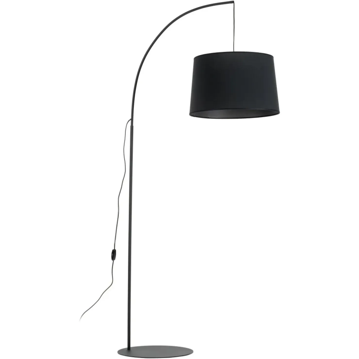 Klasyczna, łukowa lampa stojąca z abażurem TK 5417 ORTA | Kaja*Sklep Kaja Outlet