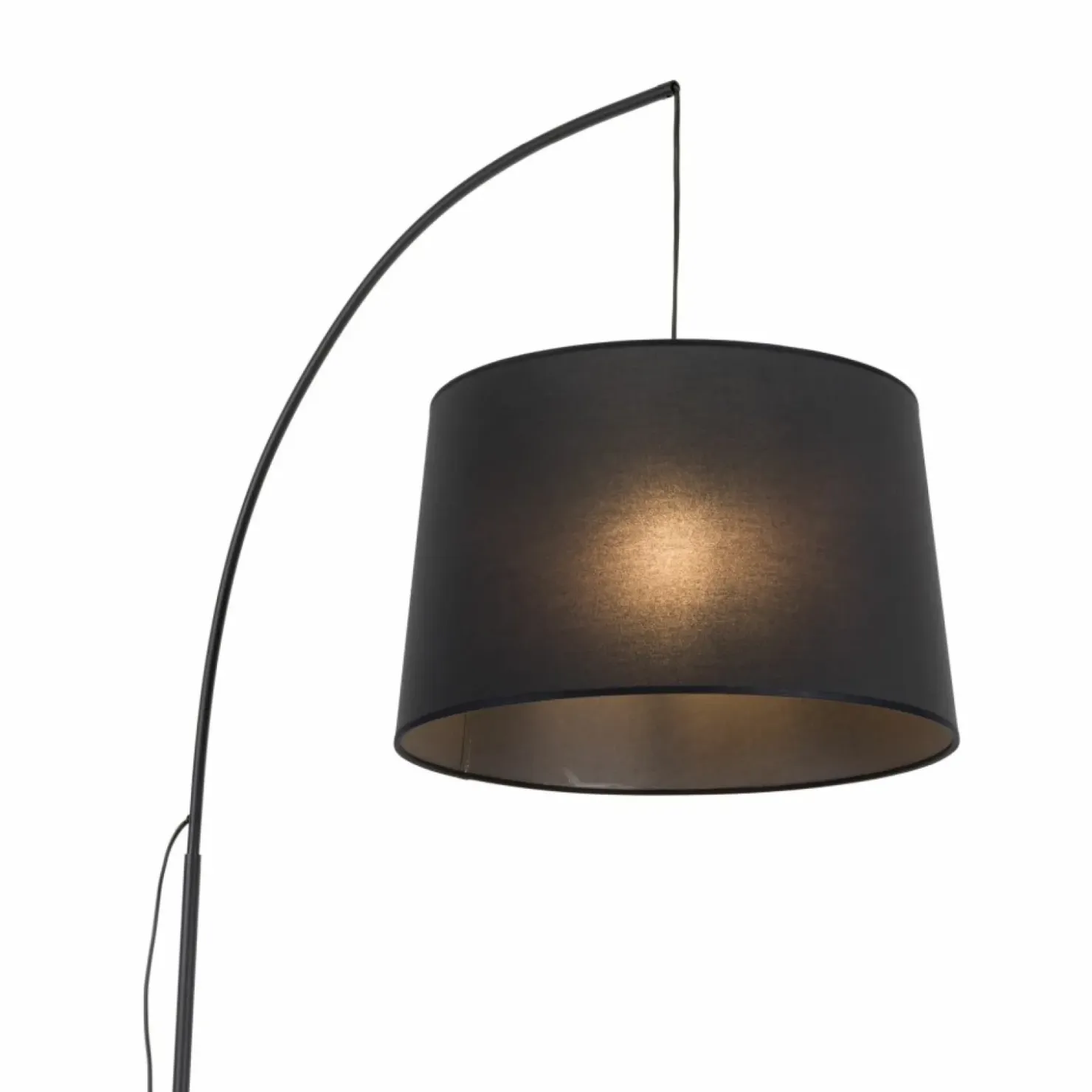 Klasyczna, łukowa lampa stojąca z abażurem TK 5417 ORTA | Kaja*Sklep Kaja Outlet