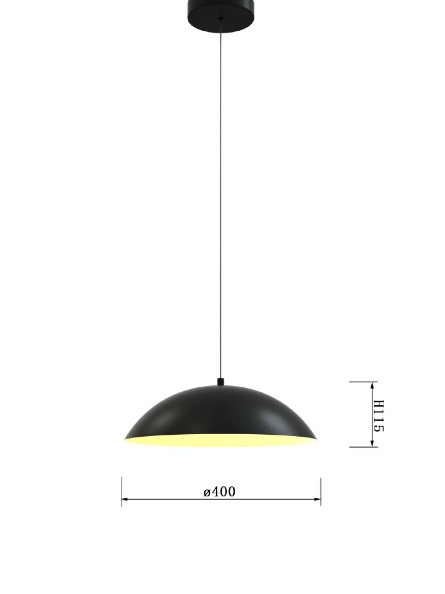 New Sklep Kaja Klasyczny, czarno-złoty zwis do kuchni WF 6001-104 ROSSKOFF | Kaja