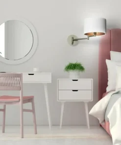 Klasyczny kinkiet ścienny z szarym abażurem 21-57532 z serii ALEXIA | Kaja Oświe*Sklep Kaja Outlet
