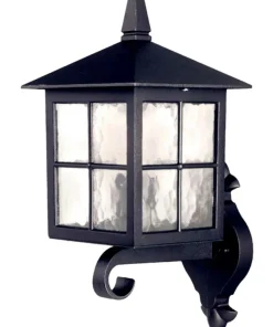 Klasyczny kinkiet elewacyjny, na E27 BL17-BLACK z serii WINCHESTER*Sklep Kaja Clearance