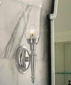 Klasyczny kinkiet w kolorze niklu BATH-DRYDEN2-PN z serii DRYDEN*Sklep Kaja New