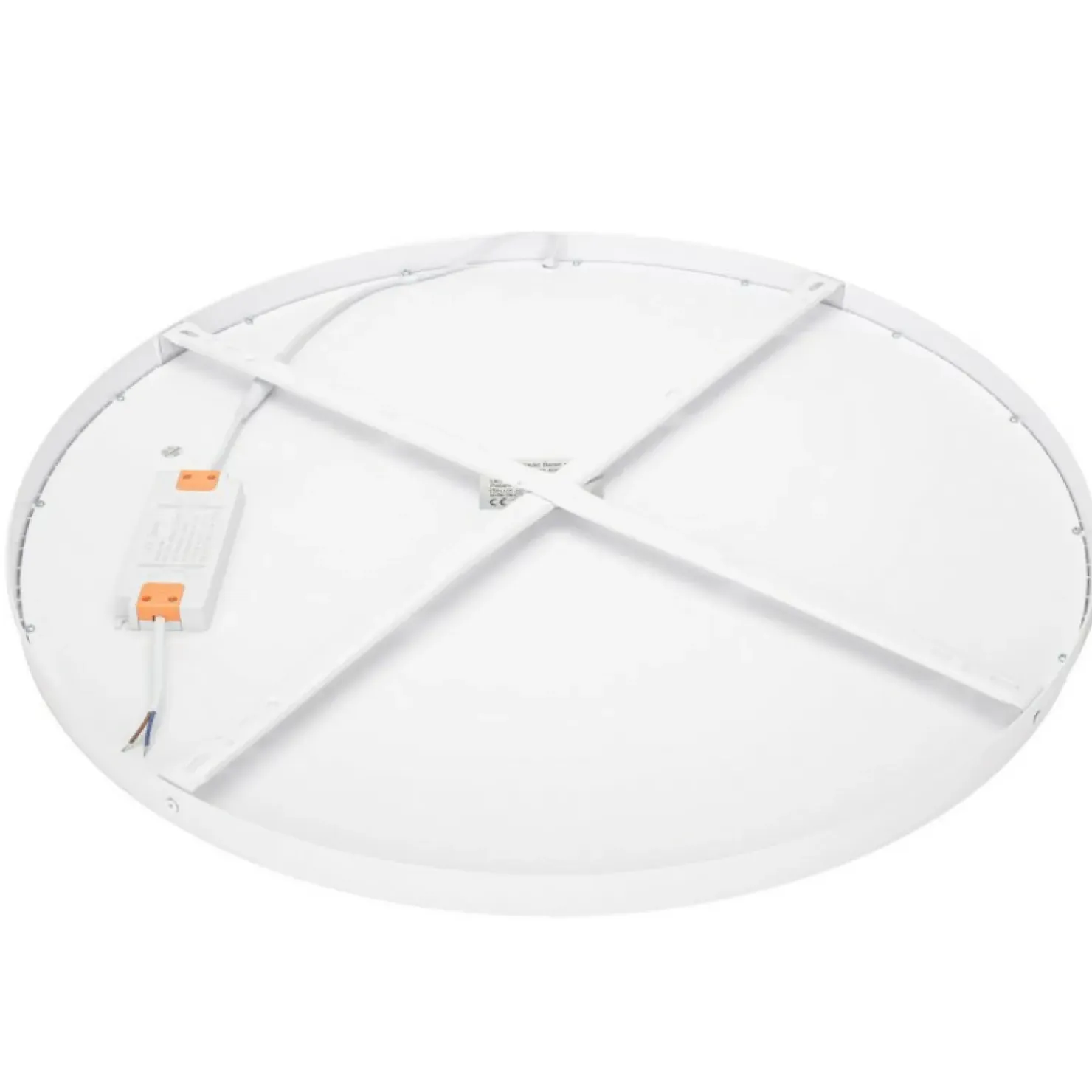 Klasyczny ledowy plafon ⌀60cm 3000K PLF-7001-600R-WH-3K z serii PELARO*Sklep Kaja Best
