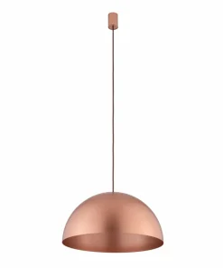 Fashion Sklep Kaja Kopułowa lampa wisząca do stylowej kuchni 10297 HEMISPHERE | Kaja satynowamiedź