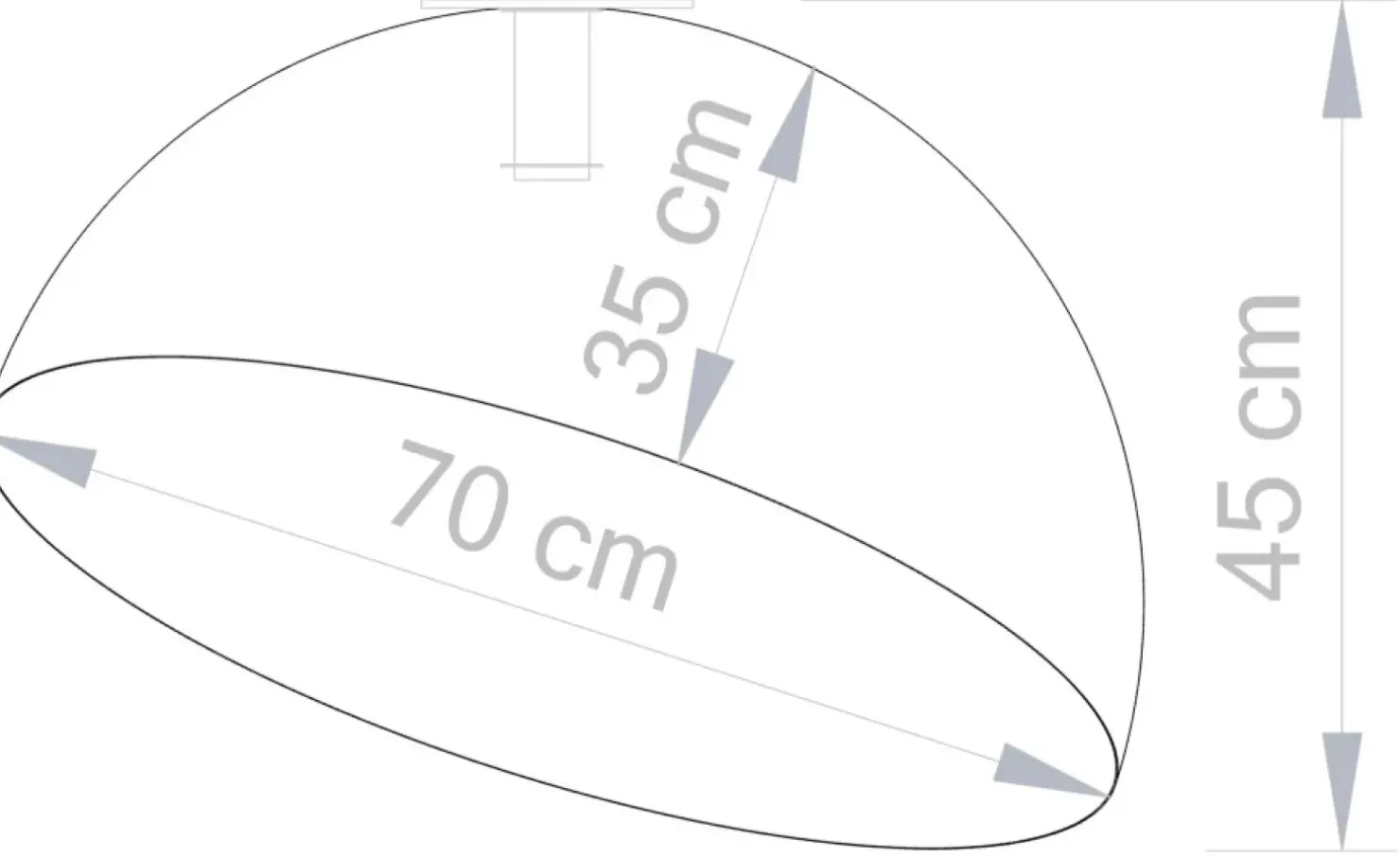 Best Sale Sklep Kaja Kopułowy plafon do nowoczesnego wnętrza SIG 32460 - SFERA 70 B/MIEDŹ