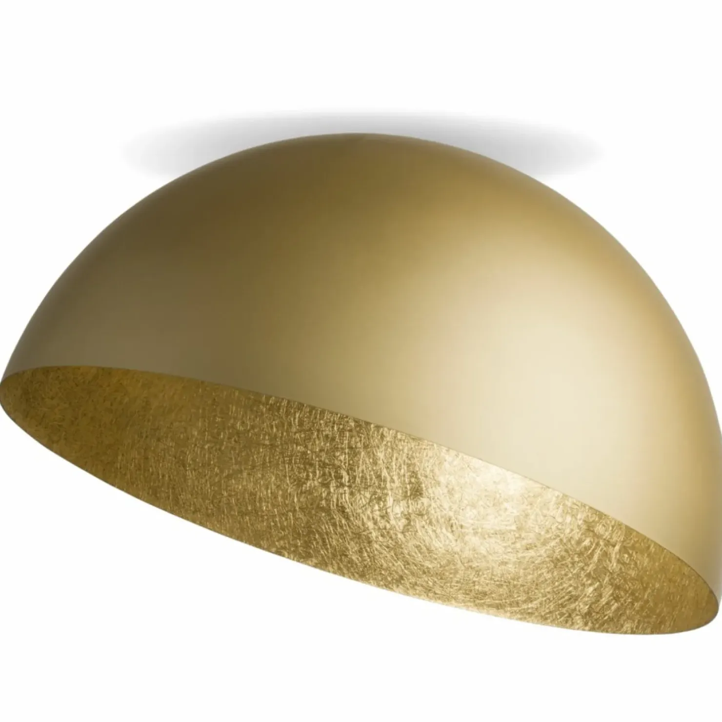 Flash Sale Sklep Kaja Kopułowy plafon w kolorze złota, do salonu SIG 32476 - SFERA 70 ZŁ