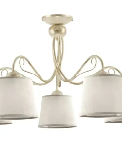 Kremowa lampa sufitowa, do salonu JUP 1358 KAMELIA | Kaja Oświetlenie*Sklep Kaja Best Sale
