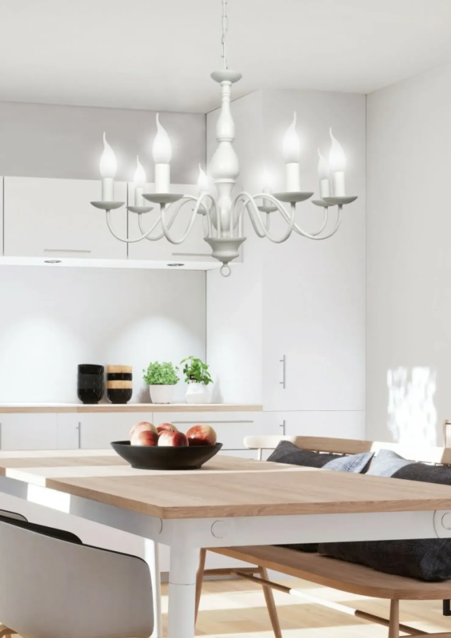 Kremowa lampa w kształcie świecznika 38-96510 BELLAGIO | Kaja*Sklep Kaja Best Sale