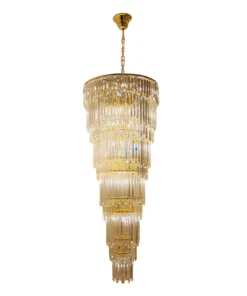 Hot Sklep Kaja Królewska, kryształowa lampa wisząca ZM 19002/40-GLD LUXE | Kaja