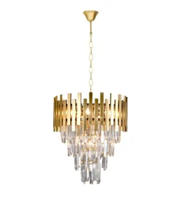 Clearance Sklep Kaja Królewska lampa wisząca z kryształkami ML6000 ASPEN II | Kaja