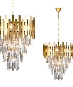 Clearance Sklep Kaja Królewska lampa wisząca z kryształkami ML6000 ASPEN II | Kaja