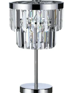 Kryształowa lampka stołowa glamour LP-2910/1T VETRO | Kaja Oświetlenie*Sklep Kaja Discount