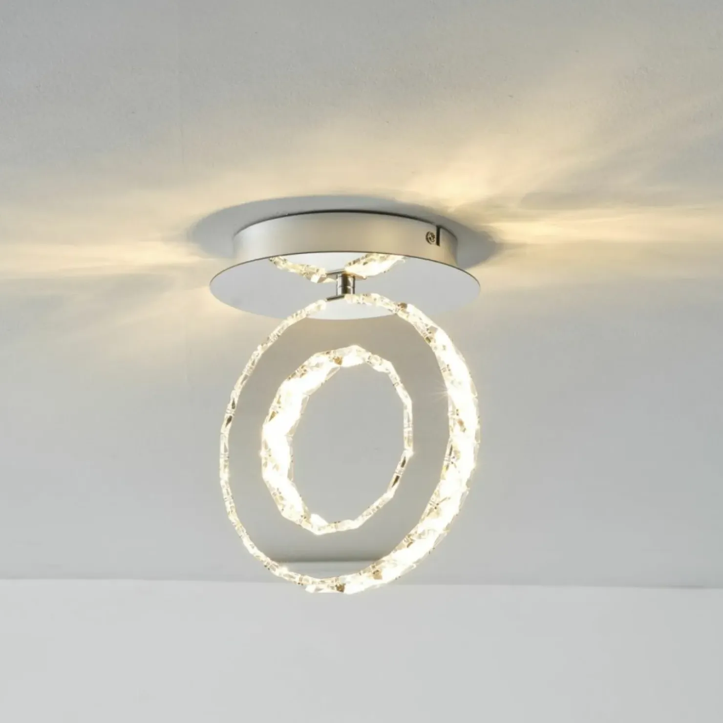 Kryształowy spot LED w stylu glamour MX3713-1-3CT GIRONA | Kaja*Sklep Kaja Store