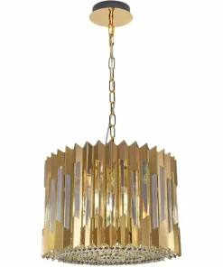 Cheap Sklep Kaja Kryształowy żyrandol na złotym łańcuchu ML0393 RITZ | Kaja Oświetlenie