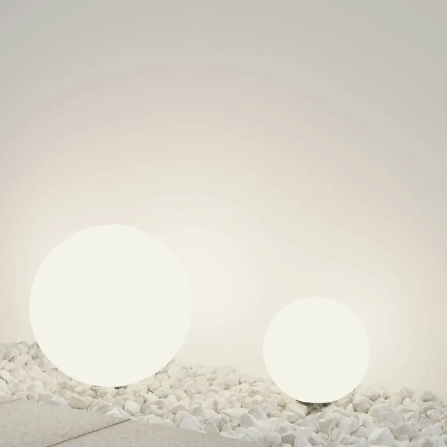 Kulista lampa ogrodowa stojąca ⌀30cm O594FL-01W z serii ERDA | Kaja*Sklep Kaja Online