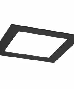 Kwadratowa, czarna lampa wpustowa IP44 3000K ANT 8059 z serii TOTTO*Sklep Kaja Cheap