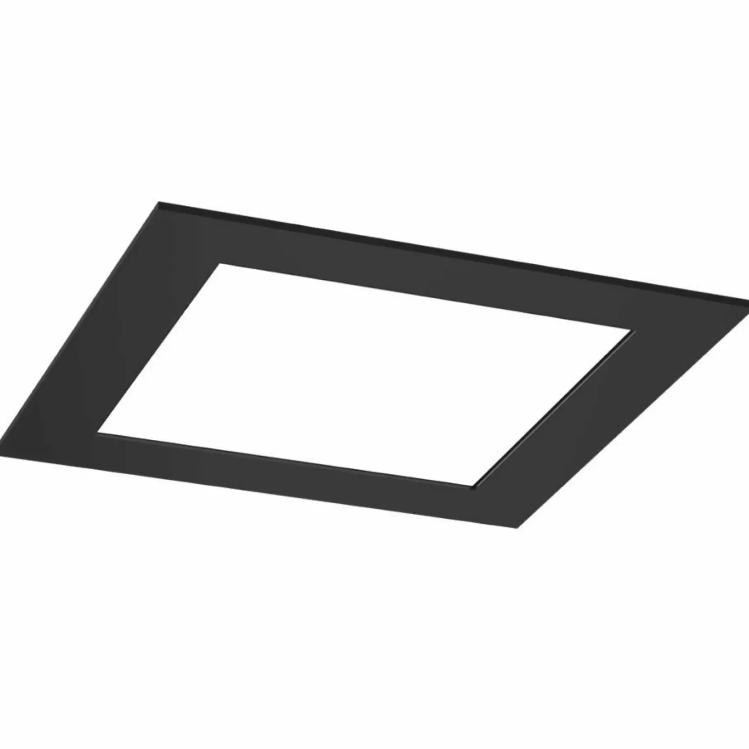 Kwadratowa, czarna lampa wpustowa IP44 3000K ANT 8059 z serii TOTTO*Sklep Kaja Cheap