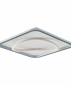 Kwadratowy plafon LED do salonu MX3889-1B-3BGT LENS | Kaja Oświetlenie*Sklep Kaja Store