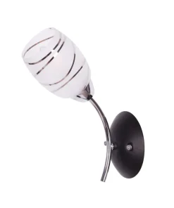 Lampa ścienna imitująca kwiat K-JSL-6093/1W CHR XENA | Kaja*Sklep Kaja Clearance