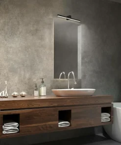Lampa ścienna LED nad lustro łazienkowe LP-778/1W L BK z serii NEVADA*Sklep Kaja Best Sale