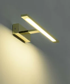 Lampa ścienna LED złota, łazienkowa GS-LWB-12W GOLD ISLA | Kaja*Sklep Kaja Shop
