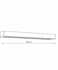 Lampa ścienna listwa LED 120cm GS-LWA-18W WH CCT IBROS | Kaja*Sklep Kaja Best