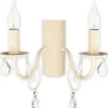 Lampa ścienna w stylu glamour O1951 AB VELIO | Kaja Oświetlenie*Sklep Kaja Online