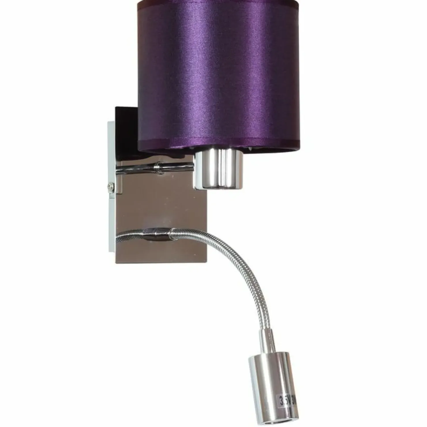 Lampa ścienna z fioletowym abażurem 21-29348 SYLWANA | Kaja*Sklep Kaja Hot