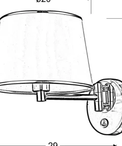 Lampa ścienna z ruchomym ramieniem 21-00883 IBIS | Kaja Oświetlenie*Sklep Kaja Hot