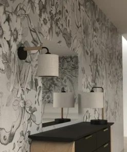 Lampa ścienna z szarym, wąskim abażurem MLP7450 z serii ATLANTA | Kaja Oświetlen*Sklep Kaja Best