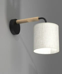 Lampa ścienna z szarym, wąskim abażurem MLP7450 z serii ATLANTA | Kaja Oświetlen*Sklep Kaja Best
