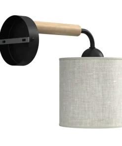 Lampa ścienna z szarym, wąskim abażurem MLP7450 z serii ATLANTA | Kaja Oświetlen*Sklep Kaja Best